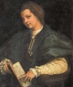 Andrea del Sarto Portrait of a Girl oil